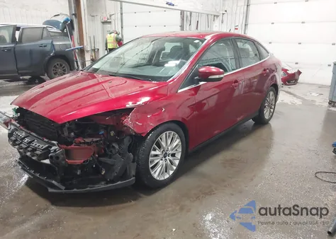 2017 Ford Focus Titanium из США, поврежденный, VIN 1FADP3J26HL238966